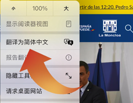 safari浏览器翻译网页方法
