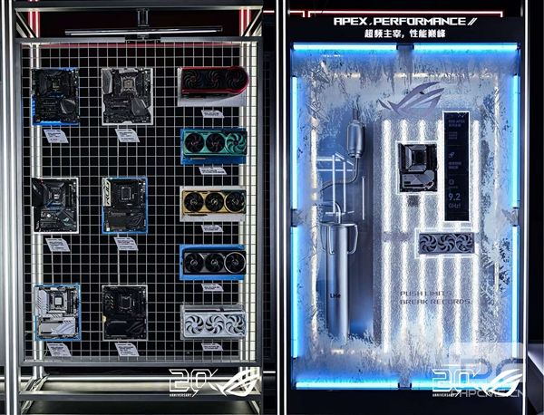 华硕ROG 20周年BW会展重磅发布:初代复刻版售价5206元,超频主板打破9GHz世界纪录