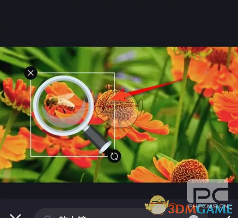 必剪放大局部画面方法