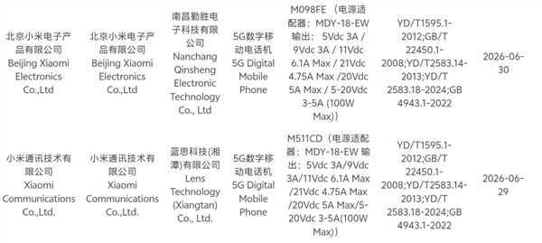 REDMI K100系列全系标配骁龙8E5芯片，最强旗舰入网揭秘！