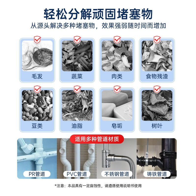 水卫士管道疏通剂官方促销活动，3瓶仅售21元！