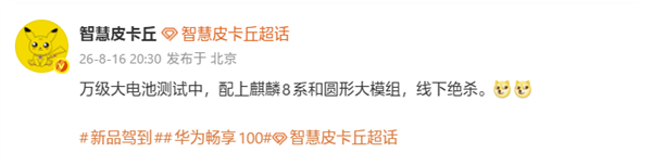 华为畅享100系列评测：万级大电池与麒麟8系芯片成千元机新霸主！
